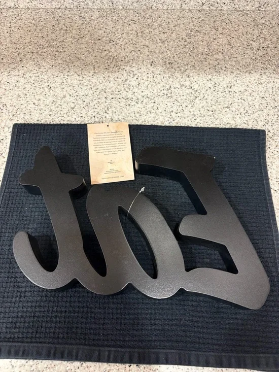 Black “EAT" Wall Sign - Picture 9 of 10